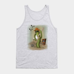 Rock in the desert, cowboy cactus Tank Top